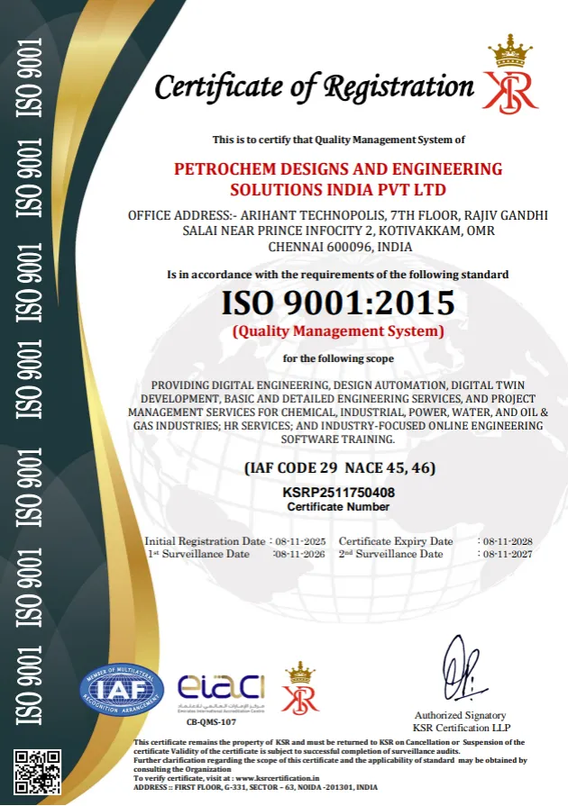 ISO 9001:2015 certificate